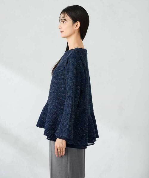 a.v.v / アー・ヴェ・ヴェ カットソー | ツイードペプラムトップス | 詳細18