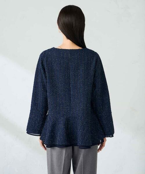 a.v.v / アー・ヴェ・ヴェ カットソー | ツイードペプラムトップス | 詳細19