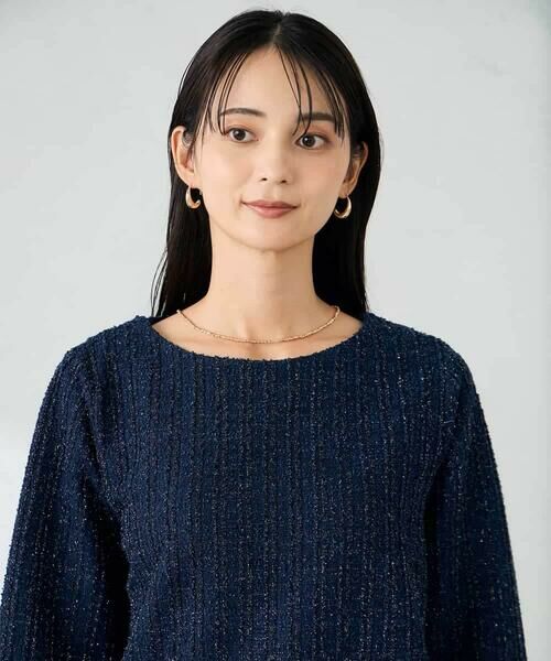 a.v.v / アー・ヴェ・ヴェ カットソー | ツイードペプラムトップス | 詳細20