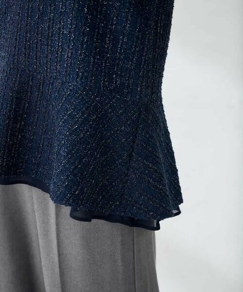 a.v.v / アー・ヴェ・ヴェ カットソー | ツイードペプラムトップス | 詳細22