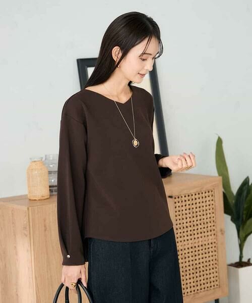 a.v.v / アー・ヴェ・ヴェ カットソー | リップルVネックプルオーバー | 詳細12