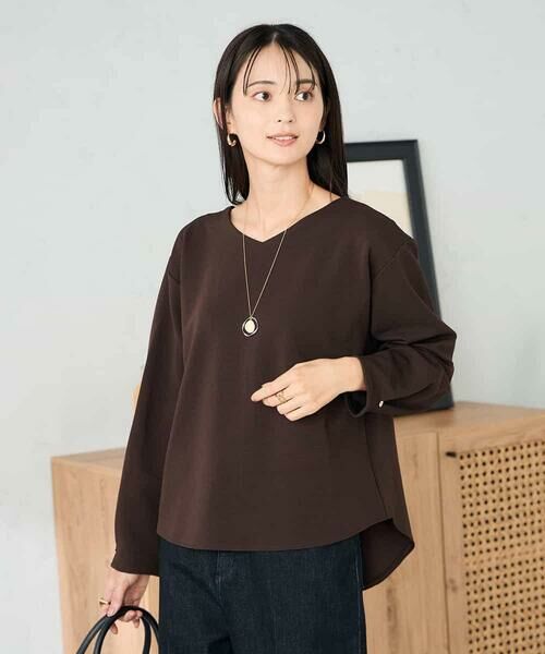 a.v.v / アー・ヴェ・ヴェ カットソー | リップルVネックプルオーバー | 詳細14
