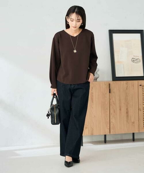 a.v.v / アー・ヴェ・ヴェ カットソー | リップルVネックプルオーバー | 詳細15