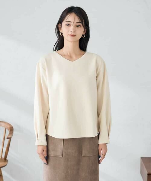 a.v.v / アー・ヴェ・ヴェ カットソー | リップルVネックプルオーバー | 詳細19
