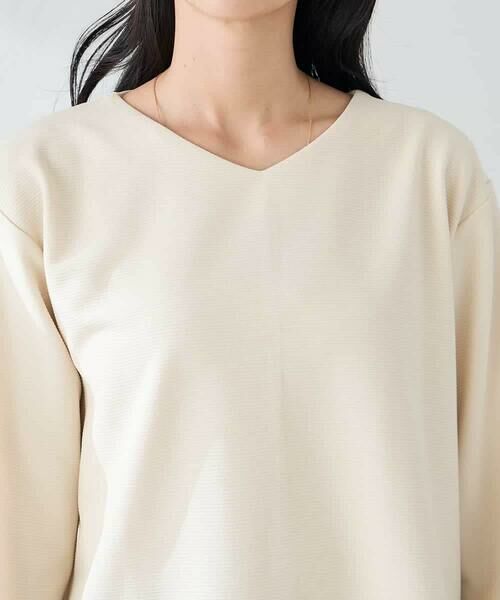 a.v.v / アー・ヴェ・ヴェ カットソー | リップルVネックプルオーバー | 詳細22