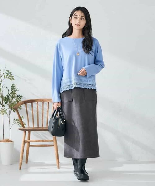 a.v.v / アー・ヴェ・ヴェ カットソー | 裾レースカットソー | 詳細11