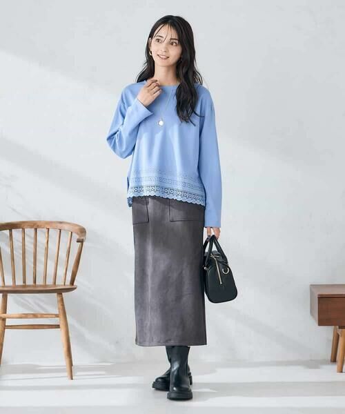 a.v.v / アー・ヴェ・ヴェ カットソー | 裾レースカットソー | 詳細13