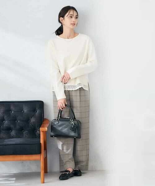 a.v.v / アー・ヴェ・ヴェ カットソー | 裾レースカットソー | 詳細17