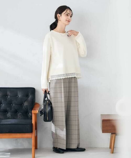 a.v.v / アー・ヴェ・ヴェ カットソー | 裾レースカットソー | 詳細18