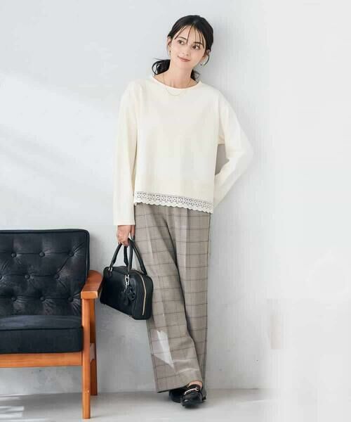 a.v.v / アー・ヴェ・ヴェ カットソー | 裾レースカットソー | 詳細19