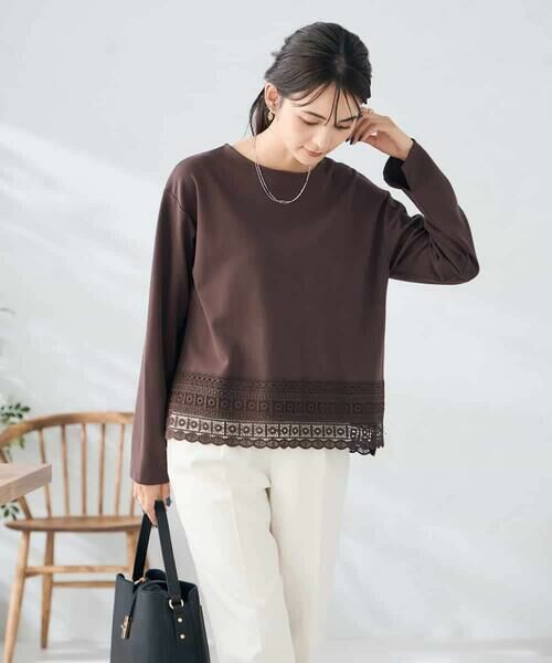 a.v.v / アー・ヴェ・ヴェ カットソー | 裾レースカットソー | 詳細24