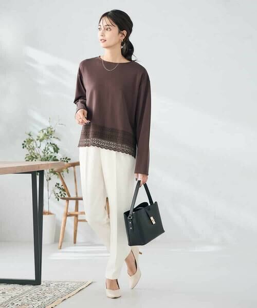 a.v.v / アー・ヴェ・ヴェ カットソー | 裾レースカットソー | 詳細27