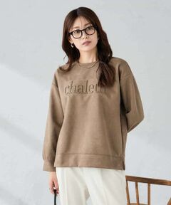 a.v.v / アー・ヴェ・ヴェ カットソー | エンボスロゴスウェードトップス