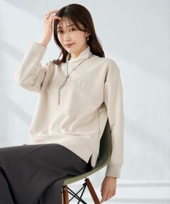 a.v.v / アー・ヴェ・ヴェ カットソー | エンボスロゴスウェードトップス