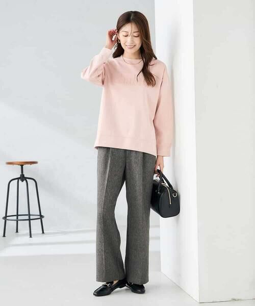 a.v.v / アー・ヴェ・ヴェ カットソー | エンボスロゴスウェードトップス | 詳細6