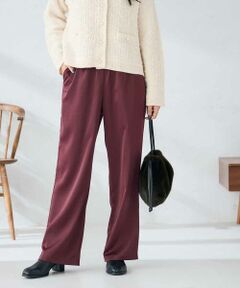 a.v.v / アー・ヴェ・ヴェ チノ・ワークパンツ | サテンワイドパンツ