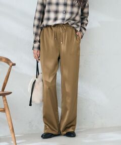 a.v.v / アー・ヴェ・ヴェ チノ・ワークパンツ | サテンワイドパンツ