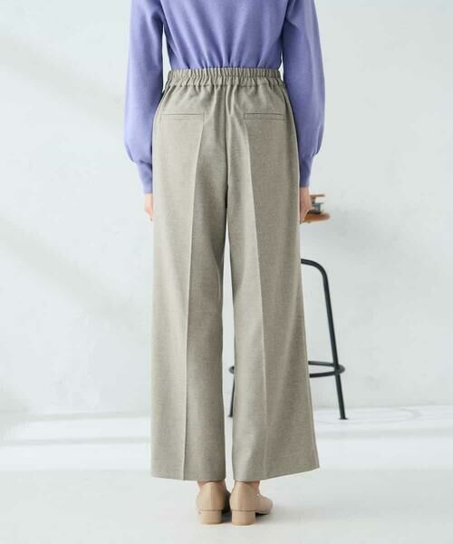 a.v.v / アー・ヴェ・ヴェ チノ・ワークパンツ | 【洗える】ツイード調ストレートパンツ | 詳細14