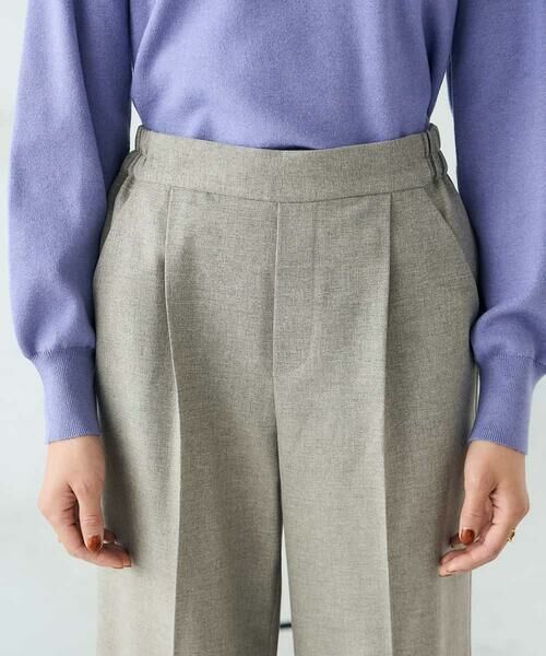 a.v.v / アー・ヴェ・ヴェ チノ・ワークパンツ | 【洗える】ツイード調ストレートパンツ | 詳細15