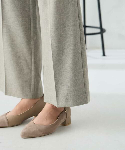 a.v.v / アー・ヴェ・ヴェ チノ・ワークパンツ | 【洗える】ツイード調ストレートパンツ | 詳細18