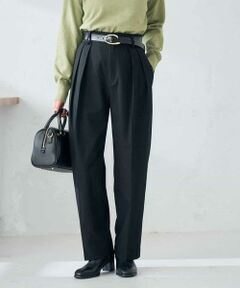 a.v.v / アー・ヴェ・ヴェ その他パンツ | 【洗える/裏起毛】タックテーパードパンツ