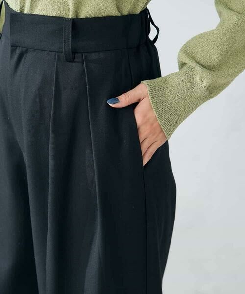 a.v.v / アー・ヴェ・ヴェ その他パンツ | 【洗える/裏起毛】タックテーパードパンツ | 詳細17