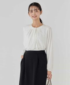 a.v.v / アー・ヴェ・ヴェ シャツ・ブラウス | 【洗える/ストレッチ】ボウタイメタルチャームブラウス