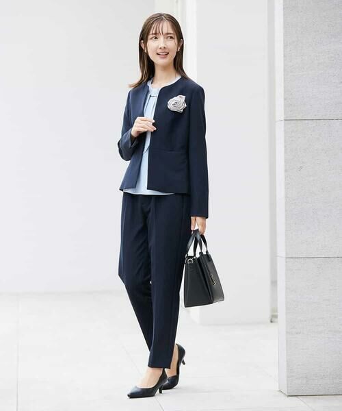 a.v.v / アー・ヴェ・ヴェ シャツ・ブラウス | 【洗える/ストレッチ】ボウタイメタルチャームブラウス | 詳細11