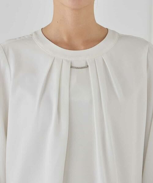 a.v.v / アー・ヴェ・ヴェ シャツ・ブラウス | 【洗える/ストレッチ】ボウタイメタルチャームブラウス | 詳細29