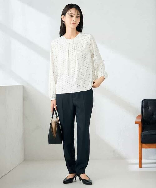 a.v.v / アー・ヴェ・ヴェ シャツ・ブラウス | 【洗える】バーチャームボウタイブラウス | 詳細11