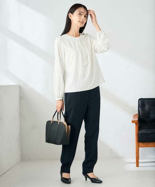 a.v.v / アー・ヴェ・ヴェ シャツ・ブラウス | 【洗える】バーチャームボウタイブラウス | 詳細12