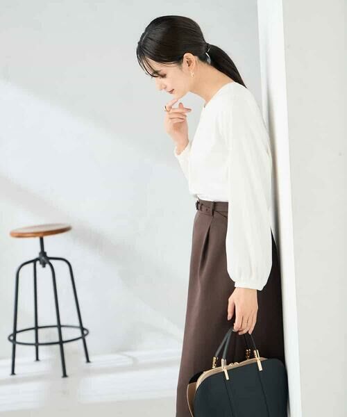 a.v.v / アー・ヴェ・ヴェ シャツ・ブラウス | 【洗える】バーチャームボウタイブラウス | 詳細13