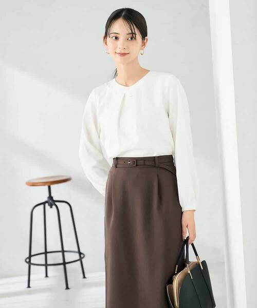 a.v.v / アー・ヴェ・ヴェ シャツ・ブラウス | 【洗える】バーチャームボウタイブラウス | 詳細15