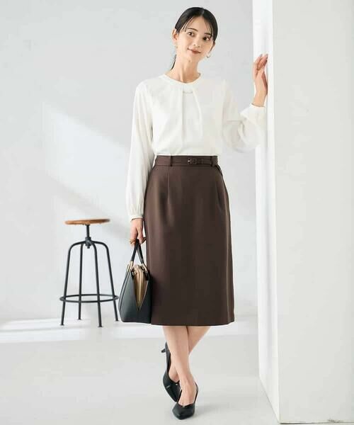 a.v.v / アー・ヴェ・ヴェ シャツ・ブラウス | 【洗える】バーチャームボウタイブラウス | 詳細17