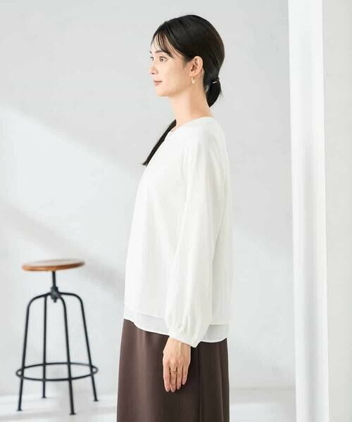 a.v.v / アー・ヴェ・ヴェ シャツ・ブラウス | 【洗える】バーチャームボウタイブラウス | 詳細23