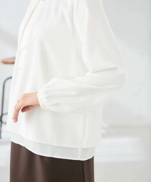 a.v.v / アー・ヴェ・ヴェ シャツ・ブラウス | 【洗える】バーチャームボウタイブラウス | 詳細30