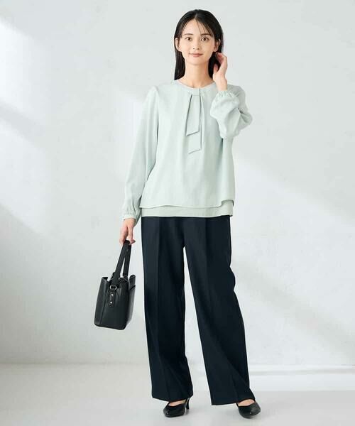 a.v.v / アー・ヴェ・ヴェ シャツ・ブラウス | 【洗える】バーチャームボウタイブラウス | 詳細5