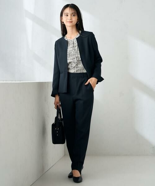 a.v.v / アー・ヴェ・ヴェ シャツ・ブラウス | 【洗える】プリントケープ風ブラウス | 詳細5