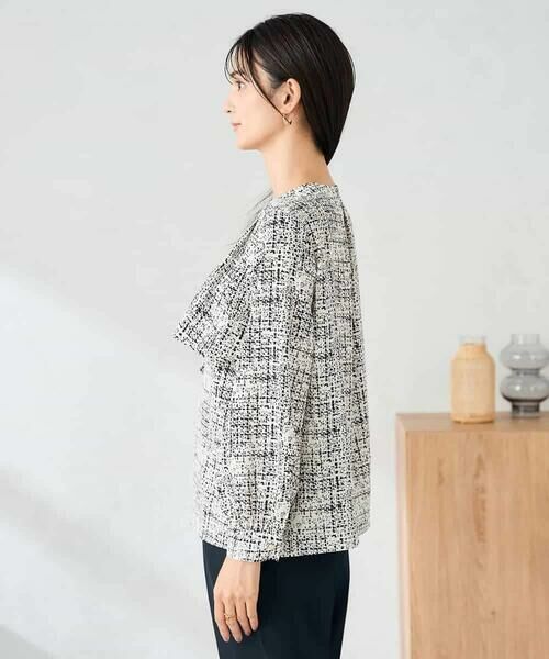 a.v.v / アー・ヴェ・ヴェ シャツ・ブラウス | 【洗える】プリントケープ風ブラウス | 詳細9