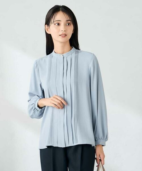 a.v.v / アー・ヴェ・ヴェ シャツ・ブラウス | 【洗える/WEB限定】ピンタックブラウス | 詳細1