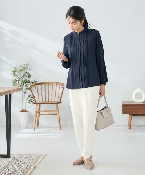 a.v.v / アー・ヴェ・ヴェ シャツ・ブラウス | 【洗える/WEB限定】ピンタックブラウス | 詳細12