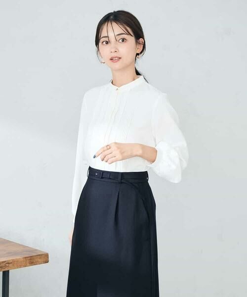 a.v.v / アー・ヴェ・ヴェ シャツ・ブラウス | 【洗える/WEB限定】ピンタックブラウス | 詳細15