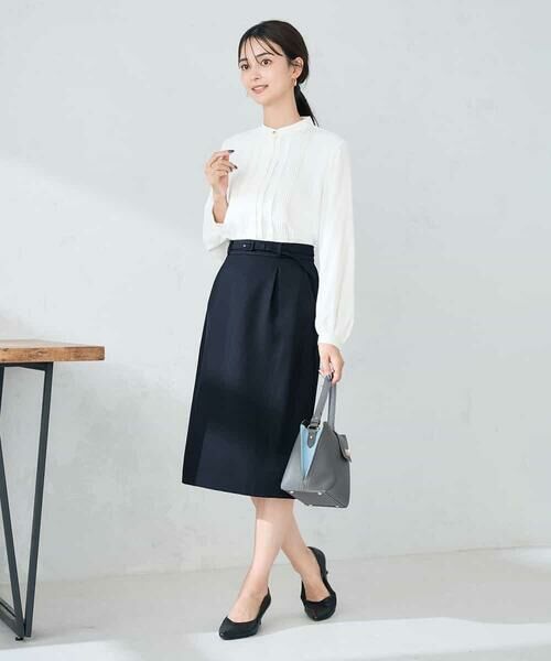 a.v.v / アー・ヴェ・ヴェ シャツ・ブラウス | 【洗える/WEB限定】ピンタックブラウス | 詳細17