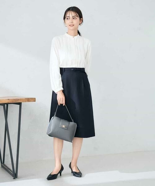 a.v.v / アー・ヴェ・ヴェ シャツ・ブラウス | 【洗える/WEB限定】ピンタックブラウス | 詳細19