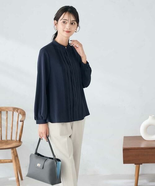 a.v.v / アー・ヴェ・ヴェ シャツ・ブラウス | 【洗える/WEB限定】ピンタックブラウス | 詳細9