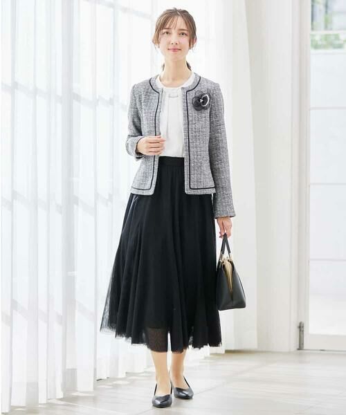 a.v.v / アー・ヴェ・ヴェ セットアップ | ツイードノーカラージャケット | 詳細11