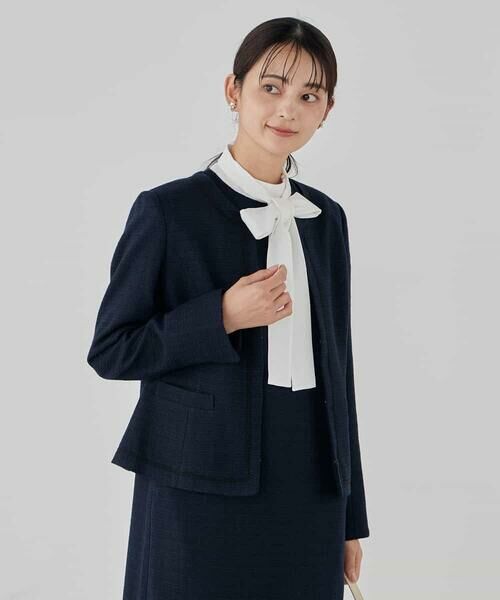 a.v.v / アー・ヴェ・ヴェ セットアップ | ツイードノーカラージャケット | 詳細13