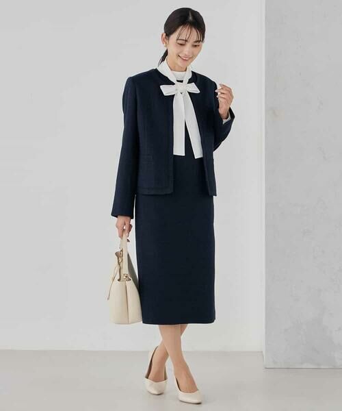 a.v.v / アー・ヴェ・ヴェ セットアップ | ツイードノーカラージャケット | 詳細18