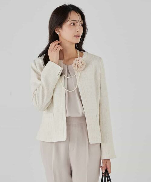 a.v.v / アー・ヴェ・ヴェ セットアップ | ツイードノーカラージャケット | 詳細28