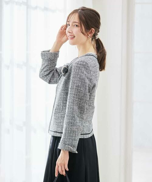 a.v.v / アー・ヴェ・ヴェ セットアップ | ツイードノーカラージャケット | 詳細7